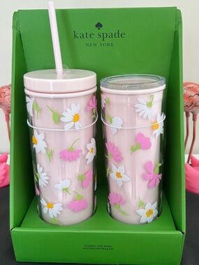 NIB Kate spade bright green Floral Waltz Sticker Tag